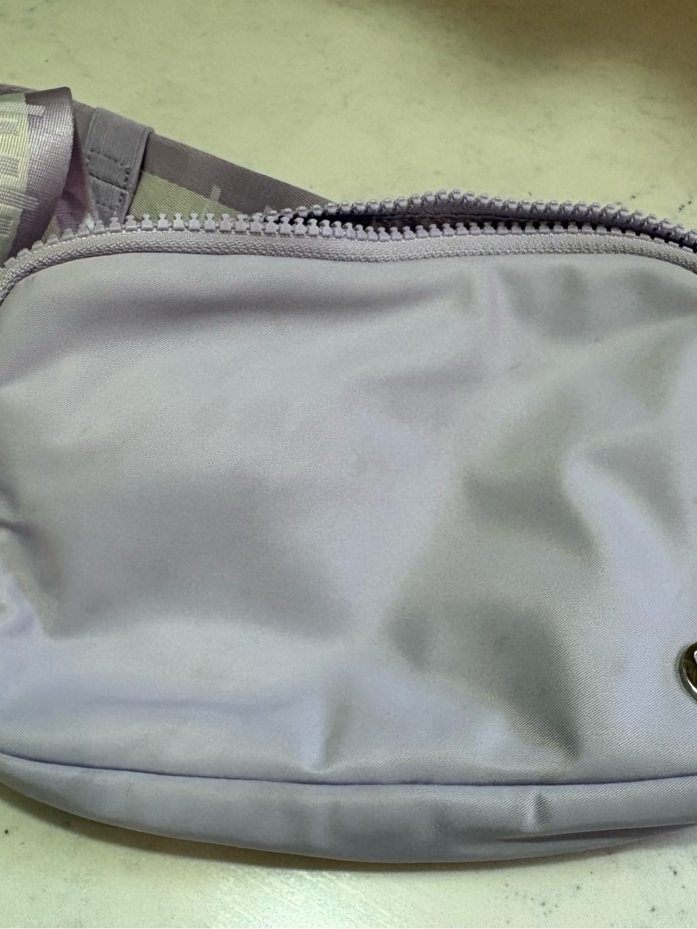 Lululemon Everywhere Belt Bag 1L Wordmark Strap Lavender Lilac Purple O/S